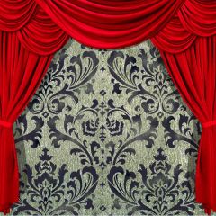 Royal Pattern Background Stage Photography Scenery Backdrop Stage Carpet Theme Banner AKA-002