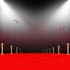 Empty Red Carpet Photography Scenery Backdrop Stage Carpet Theme Banner AKA-010