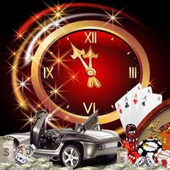 Luxury Life Photography Scenery Backdrop Luxury Theme Banner AKA-021