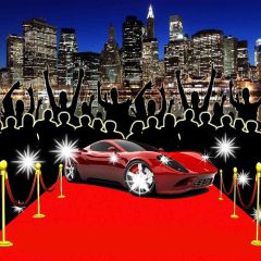 Super Star On The Red Carpet Photography Scenery Backdrop Stage Carpet Theme Banner AKA-028