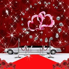 Diamond And Limo Photography Scenery Backdrop Stage Carpet Theme Banner AKA-051