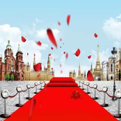 World's Valentine Photography Scenery Backdrop Stage Carpet Theme Banner AKA-053