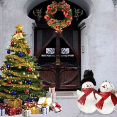 Santa's Coming Photography Scenery Backdrop Christmas Theme Banner AKA-074