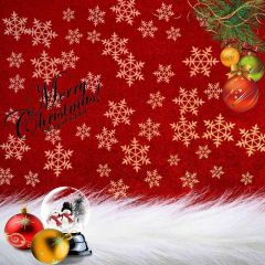 Merry Christmas Photography Scenery Backdrop Christmas Theme Banner AKA-079