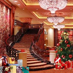 Come Down Stairs Photography Scenery Backdrop Christmas Theme Banner AKA-081