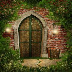 Open Sesame Photography Scenery Backdrop Arches or Pillars Theme Banner AKA-103