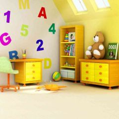 Children Room Photography Scenery Backdrop Indoor Theme Banner AKA-169