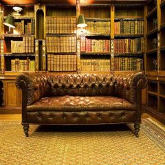 Private Library Photography Scenery Backdrop Bookshelf Theme Banner AKA-170