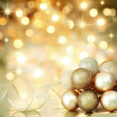 Ball Ornaments Light Spot Photography Scenery Backdrop Starlight Shine Theme Banner AKA-185
