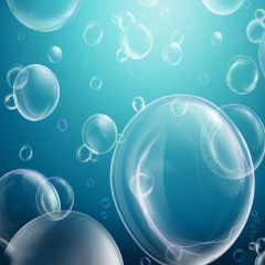 Various Size Transparent Bubbles Photography Scenery Backdrop Starlight Shine Theme Banner AKA-193