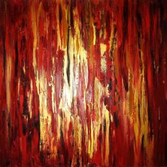 Red Painted Wall Photography Scenery Backdrop Textures Theme Banner AKA-226