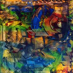 Scrawl Photography Scenery Backdrop Abstract Art Theme Banner AKA-293