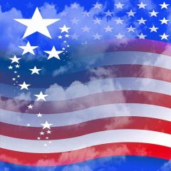 Beautiful Flag Photography Scenery Backdrop Flag Theme Banner AKA-317