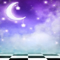 Half Moon Photography Scenery Backdrop Fantasy Theme Banner AKA-325