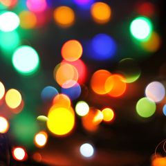 Color Round Light Spots Photography Scenery Backdrop Starlight Shine Theme Banner AKA-339