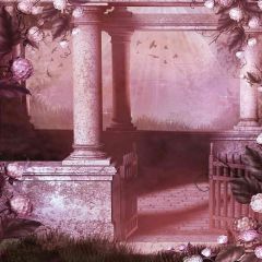 The Corridor Photography Scenery Backdrop Arches or Pillars Theme Banner AKA-348