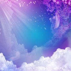 Aesthetic Clouds Abstract Art Photography Scenery Backdrop Fantasy Theme Banner AKA-423