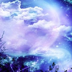 Night Sky Photography Scenery Backdrop Night Theme Banner AKA-451