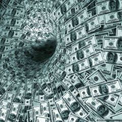 Cash Pass Photography Scenery Backdrop Luxury Theme Banner AKA-452