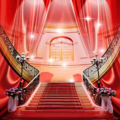 Stair In The Hall Photography Scenery Backdrop Indoor Theme Banner AKA-466