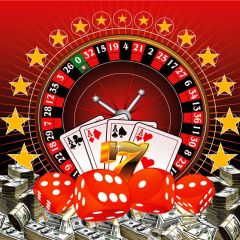 Dial Dice Playing Cards Photography Scenery Backdrop Luxury Theme Banner AKA-468
