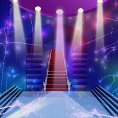 Modern Hall Photography Scenery Backdrop Stage Carpet Theme Banner AKA-475