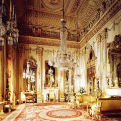 Fancy Palace Room Photography Scenery Backdrop Indoor Theme Banner AKA-491