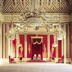 Royal Palace Hall Photography Scenery Backdrop Indoor Theme Banner AKA-496