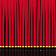 Curtain On The Stage Photography Scenery Backdrop Stage Carpet Theme Banner AKA-529