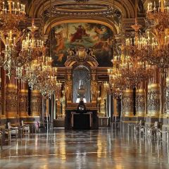 European Royal Hall Photography Scenery Backdrop Indoor Theme Banner AKA-539