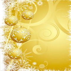 Splendid Ball Photography Scenery Backdrop Christmas Theme Banner AKA-558