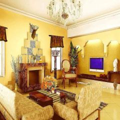 Buff Living Room Photography Scenery Backdrop Indoor Theme Banner AKA-601