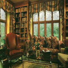 Literary Living Room Photography Scenery Backdrop Indoor Theme Banner AKA-604