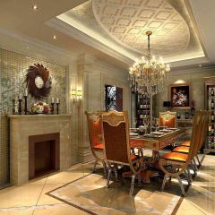 Elegant Dining Room Photography Scenery Backdrop Indoor Theme Banner AKA-606