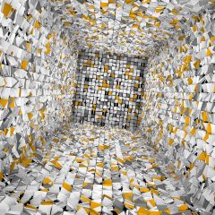 Sticky Note Tunnel Photography Scenery Backdrop Abstract Art Theme Banner AKA-657