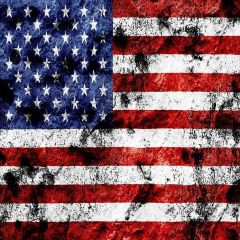 USA Photography Scenery Backdrop Flag Theme Banner AKA-674