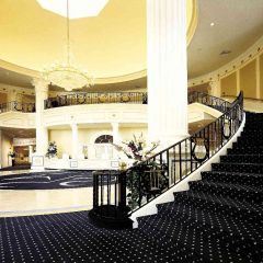 Elegant Interior Stairs Photography Scenery Backdrop Indoor Theme Banner AKA-753