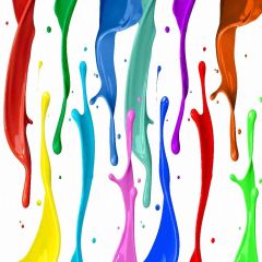 Spilled Colorful Paints Photography Scenery Backdrop Abstract Art Theme Banner AKA-791