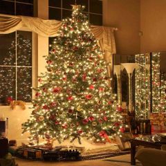 Christmas Tree Photography Scenery Backdrop Christmas Theme Banner AKA-793