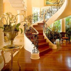 Stairs In Classic Hall Photography Scenery Backdrop Indoor Theme Banner AKA-801