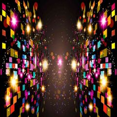 Spotlights In Between Photography Scenery Backdrop Abstract Art Theme Banner AKA-809