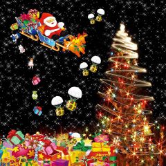 Various Gifts Photography Scenery Backdrop Christmas Theme Banner AKA-830