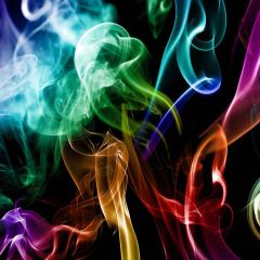 Colorful Smoke Photography Scenery Backdrop Abstract Art Theme Banner AKA-859