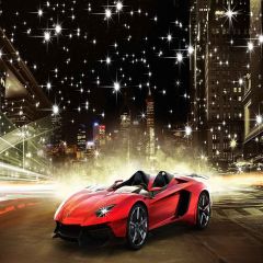 Stylish Car Photography Scenery Backdrop Luxury Theme Banner AKA-864