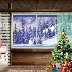 Fun Christmas Bells Photography Scenery Backdrop Christmas Theme Banner AKA-905