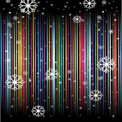 Beautiful Snowflakes Photography Scenery Backdrop Starlight Shine Theme Banner AKA-916