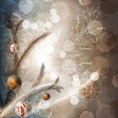 Abstract Art Photography Scenery Backdrop Christmas Theme Banner AKA-993