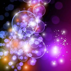 Shiny Light Spots Photography Scenery Backdrop Starlight Shine Theme Banner AKA-996