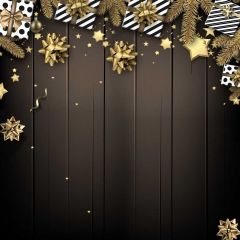 Gift Star Photography Scenery Backdrop Christmas Theme Banner BCE-002