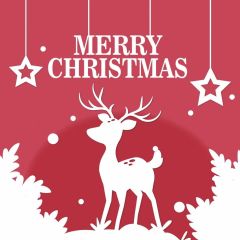 Deer Star Photography Scenery Backdrop Christmas Theme Banner BCE-011